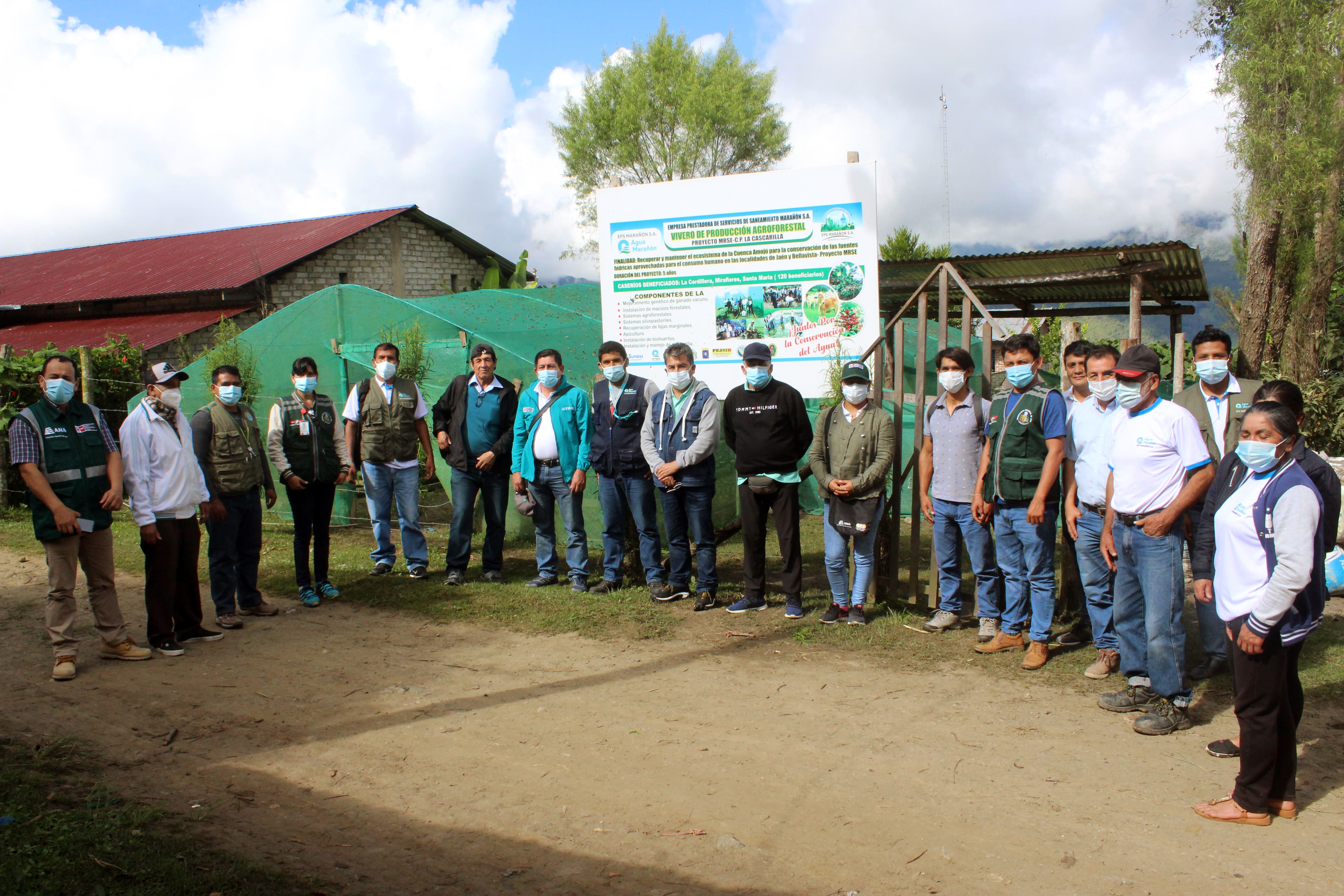 EPS Marañón junto al grupo impulsor supervisan avances del proyecto MERESE