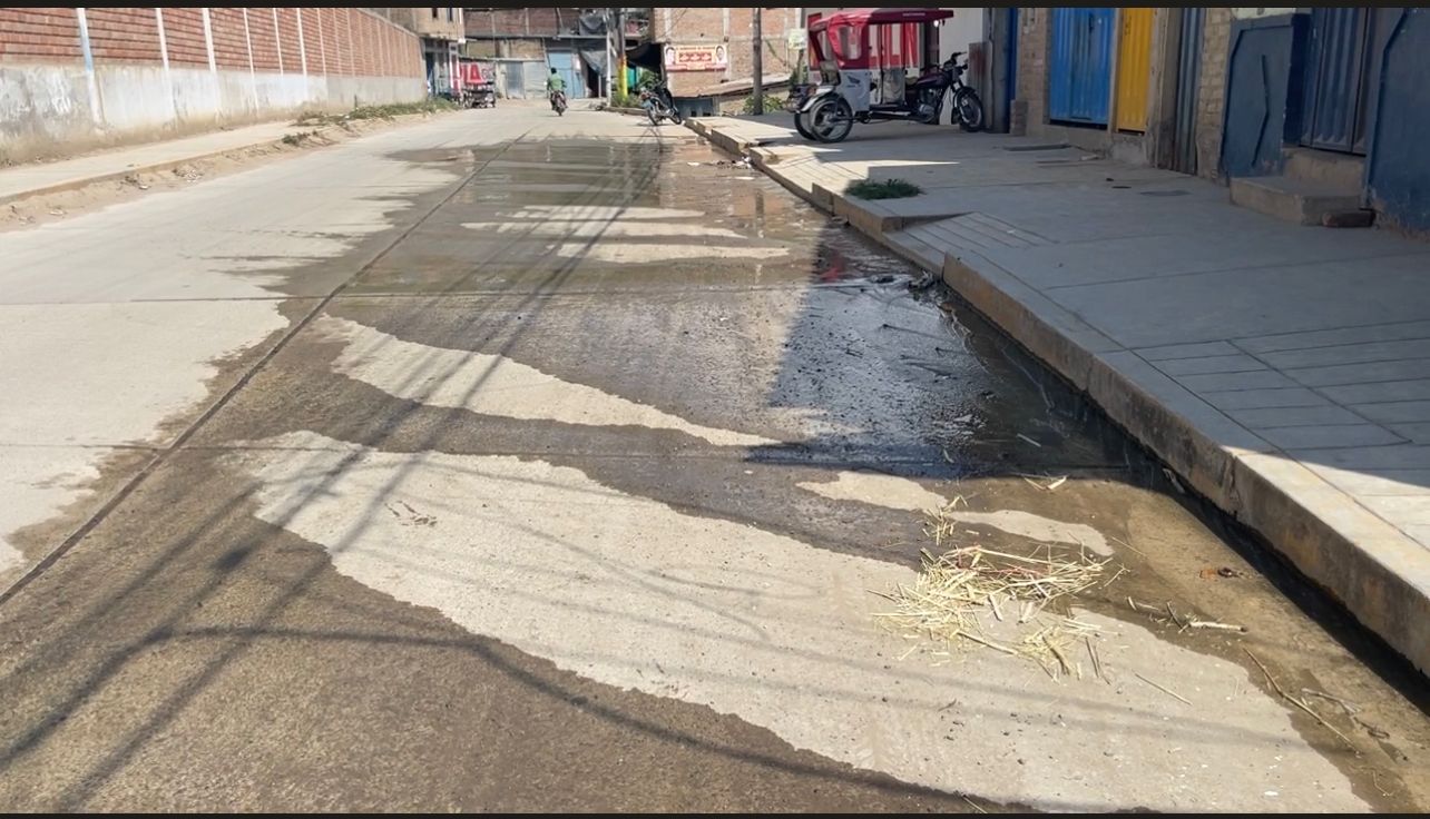 Agua que discurre por diferentes puntos de Jaén no pertenecen a las redes de la EPS Marañón