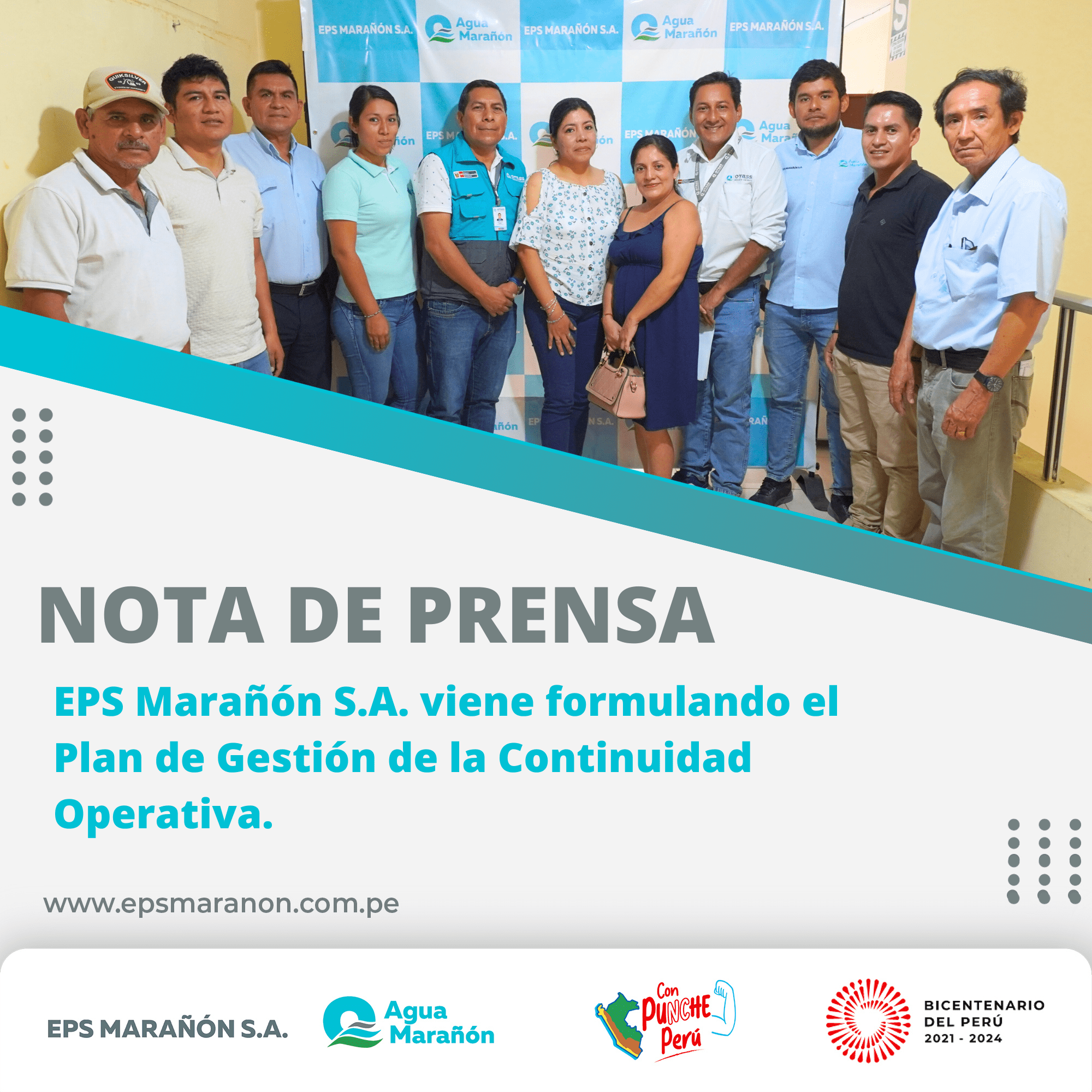 𝐄𝐏𝐒 𝐌𝐚𝐫𝐚𝐧̃𝐨́𝐧 𝐒.𝐀. 𝐯𝐢𝐞𝐧𝐞 𝐟𝐨𝐫𝐦𝐮𝐥𝐚𝐧𝐝𝐨 𝐞𝐥 𝐏𝐥𝐚𝐧 𝐝𝐞 𝐆𝐞𝐬𝐭𝐢𝐨́𝐧 𝐝𝐞 𝐥𝐚 𝐂𝐨𝐧𝐭𝐢𝐧𝐮𝐢𝐝𝐚𝐝 𝐎𝐩𝐞𝐫𝐚𝐭𝐢𝐯𝐚