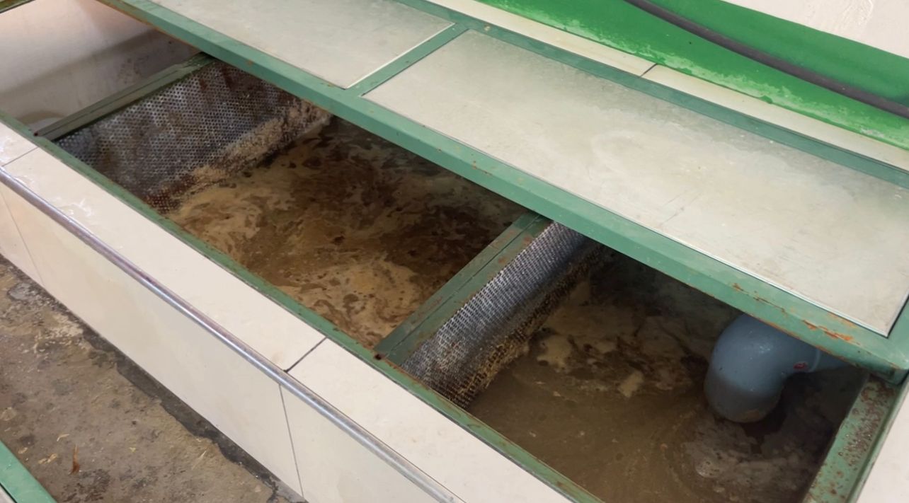 Empresario Jaeno ejecuta buenas prácticas en su negocio para cuidar el alcantarillado