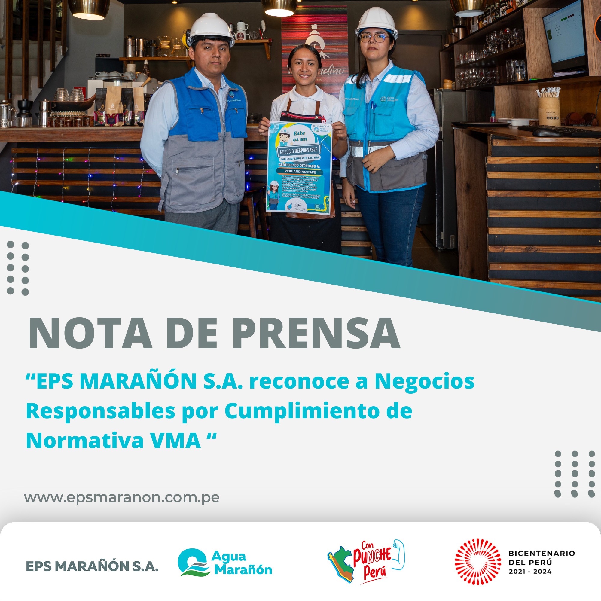 𝐄𝐏𝐒 𝐌𝐀𝐑𝐀𝐍̃𝐎́𝐍 𝐒.𝐀. 𝐑𝐞𝐜𝐨𝐧𝐨𝐜𝐞 𝐚 𝐍𝐞𝐠𝐨𝐜𝐢𝐨𝐬 𝐑𝐞𝐬𝐩𝐨𝐧𝐬𝐚𝐛𝐥𝐞𝐬 𝐩𝐨𝐫 𝐂𝐮𝐦𝐩𝐥𝐢𝐦𝐢𝐞𝐧𝐭𝐨 𝐝𝐞 𝐍𝐨𝐫𝐦𝐚𝐭𝐢𝐯𝐚 𝐕𝐌𝐀